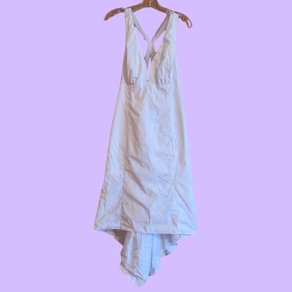 One-of-a-Kind Hawaiian Print Wedding Dress